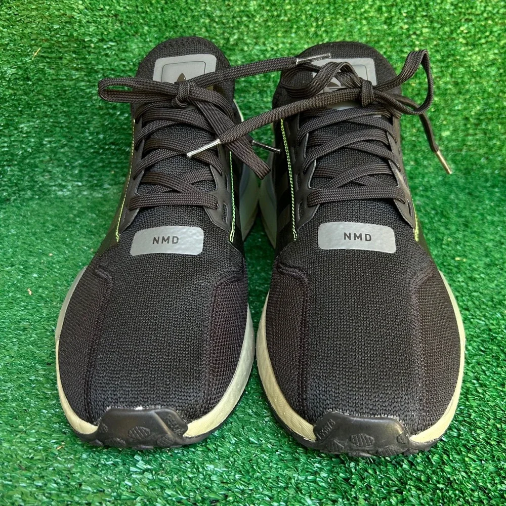 Adidas NMD_V3 Core Black Signal Green Mens Running Shoes GY6166 Size 11.5